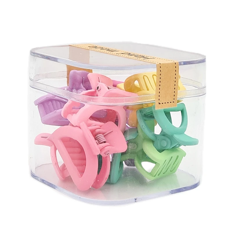 کلیپس مو دخترانه مدل مینی نیم دایره کد brg 1342 بسته 10 عددی