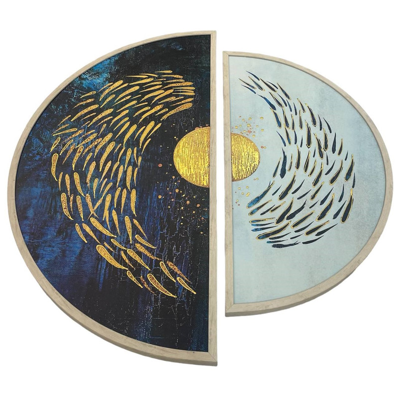 تابلو مدل برکه بسته 2 عددی