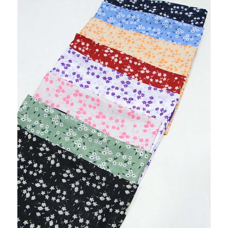 شال زنانه مدل خنک تابستانه طرح گل کد 7062 -  - 47