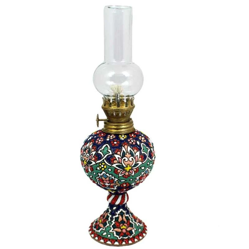 چراغ گردسوز میناکاری مدل ارغوان کد 25