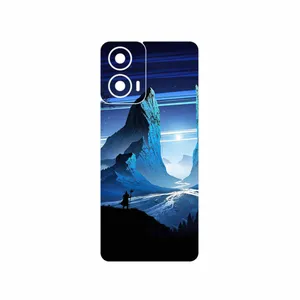 MAHOOT Blue Mountains Digital Art Cover Sticker for Motorola Moto G24