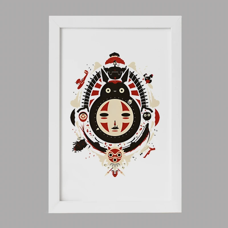 تابلو خندالو مدل انیمه توتورو (Totoro) کد F3472