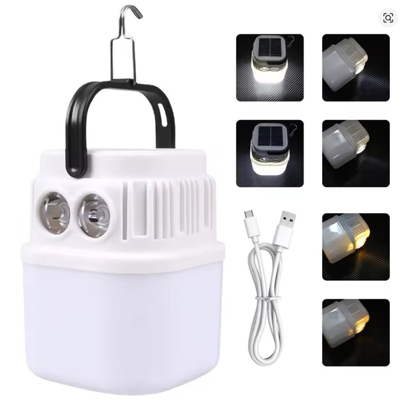 چراغ شارژی پنل دار مدل KT-668 با نور مهتابی