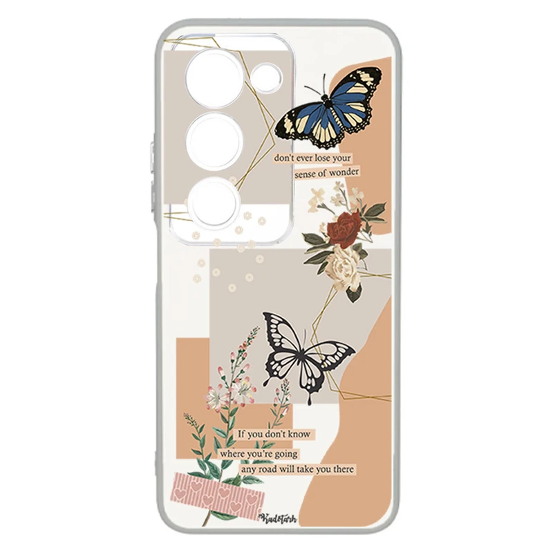 کاور طرح Butterfly مناسب برای گوشی موبایل شیائومی Redmi 15 4G