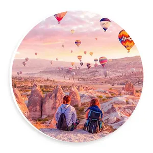 دیوارکوب طرح منظره بالن ها مدل wtb343