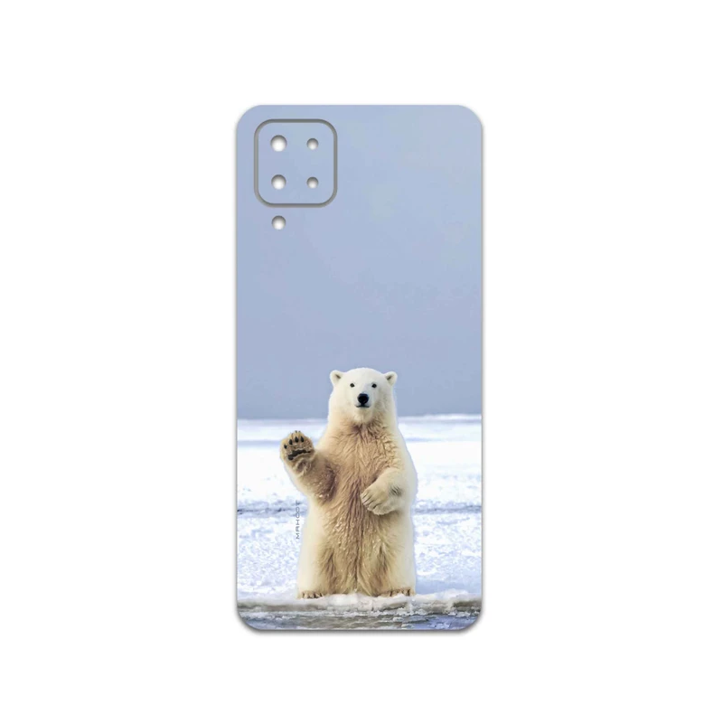 برچسب پوششی ماهوت مدل Polar-bear مناسب برای گوشی موبایل سامسونگ Galaxy F12