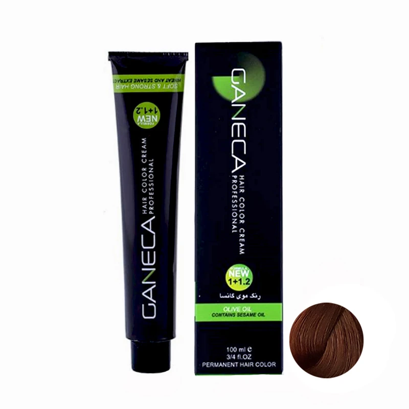 رنگ مو گانسا شماره CH7 حجم 100 میلی لیتر رنگ بلوند شکلاتی متوسط 