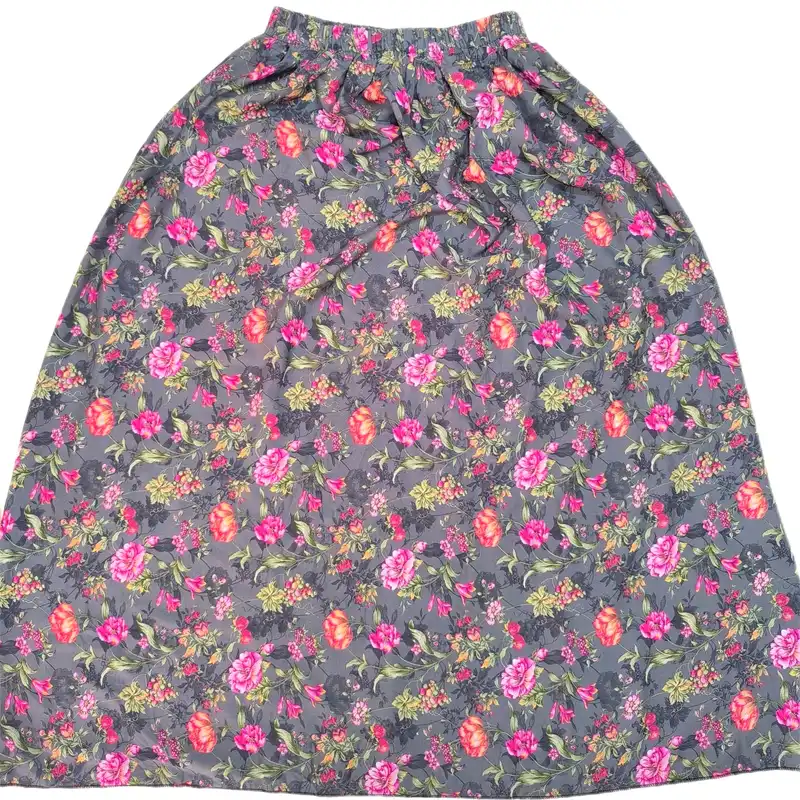 دامن زنانه مدل نخی نیم کلوش کد 101A