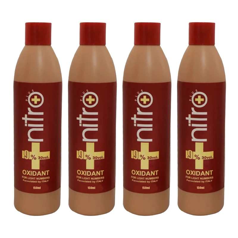 اکسیدان نیترو پلاس مدل 30 vol نه درصدی حجم 150 میلی لیتر بسته 4 عددی