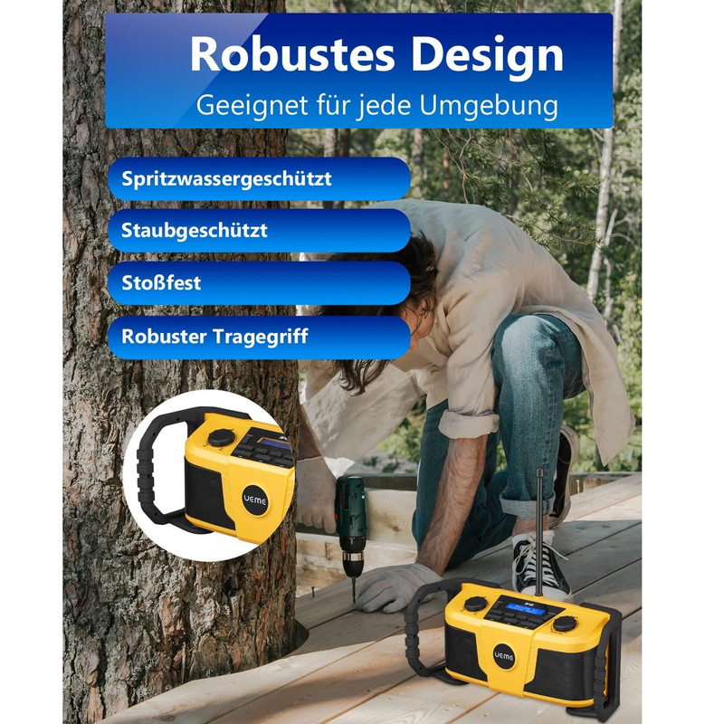 رادیو FM یومه مدل DB-322 دارای Bluetooth