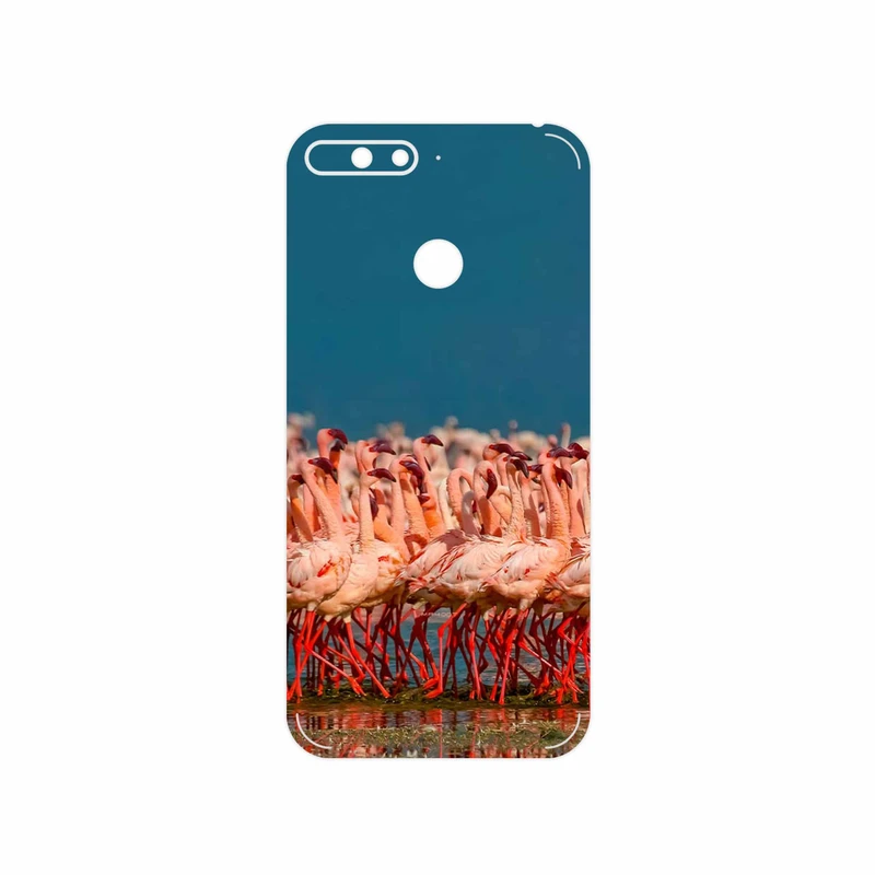 برچسب پوششی ماهوت مدل Flamingo مناسب برای گوشی موبایل هوآوی Y6 2018