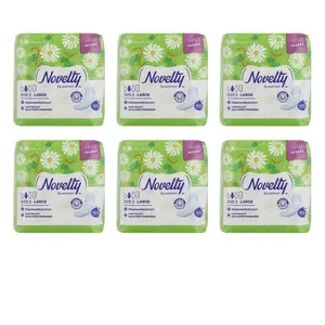 نوار بهداشتی ناولتی مدل Maxi Maghreb flowers مجموعه 6 عددی 