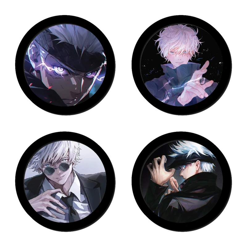 تابلو مدل دایره ای طرح جوجوتسو کایسن کد 2 مجموعه 4 عددی