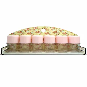 ست جای ادویه 7 پارچه مدل رز