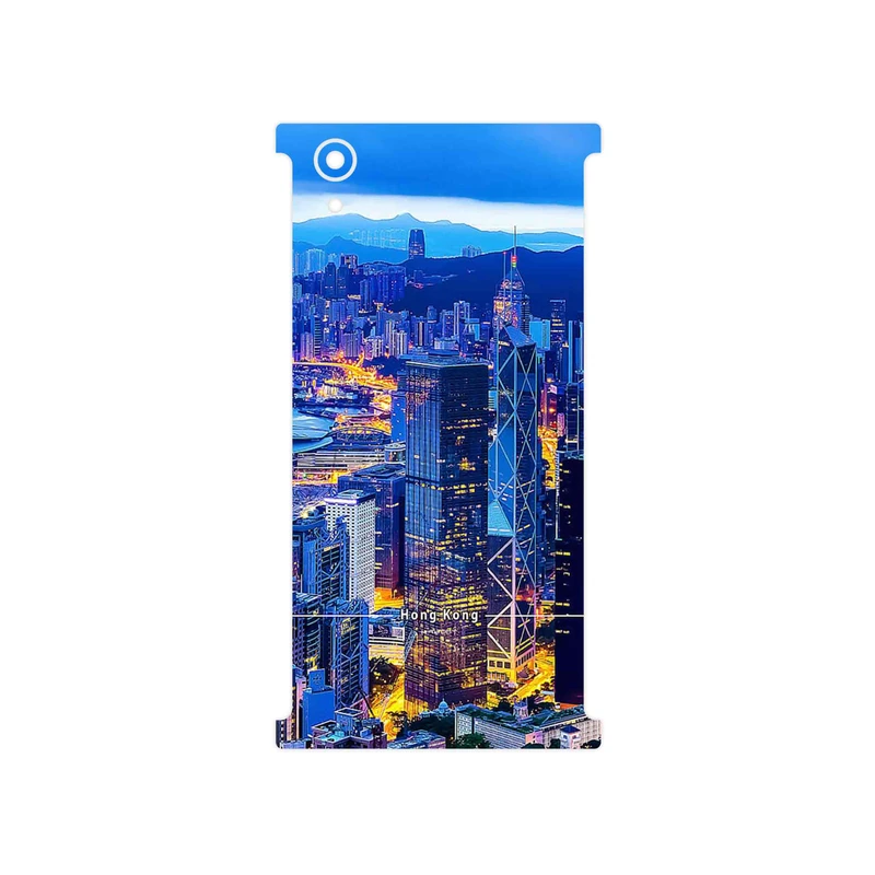 برچسب پوششی ماهوت مدل Hong Kong City مناسب برای گوشی موبایل سونی Xperia XA1 Plus