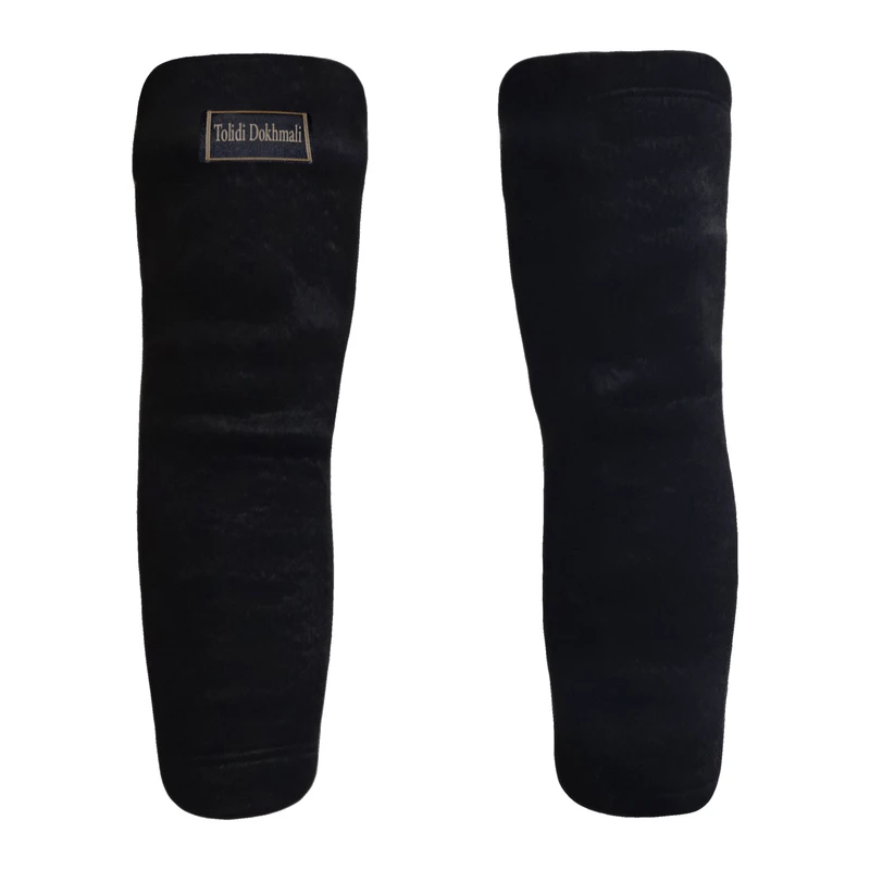 ساق بند طبی تولیدی دخملی مدل پشم شتر مجموعه 2 عددی