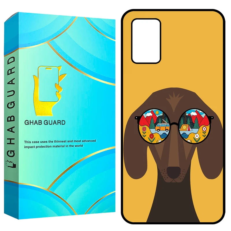 کاور قاب گارد طرح سگ مدل GCHPA03S مناسب برای گوشی موبایل سامسونگ Galaxy A02s / M02s / A03s  