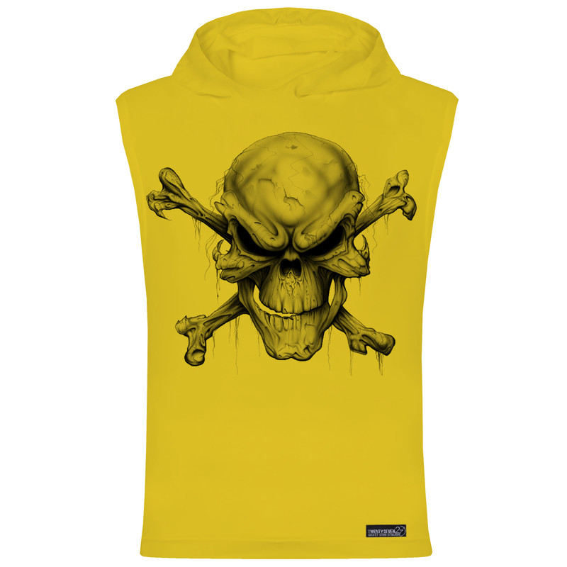 تاپ کلاه دار مردانه 27 مدل Skull Angry کد MH286