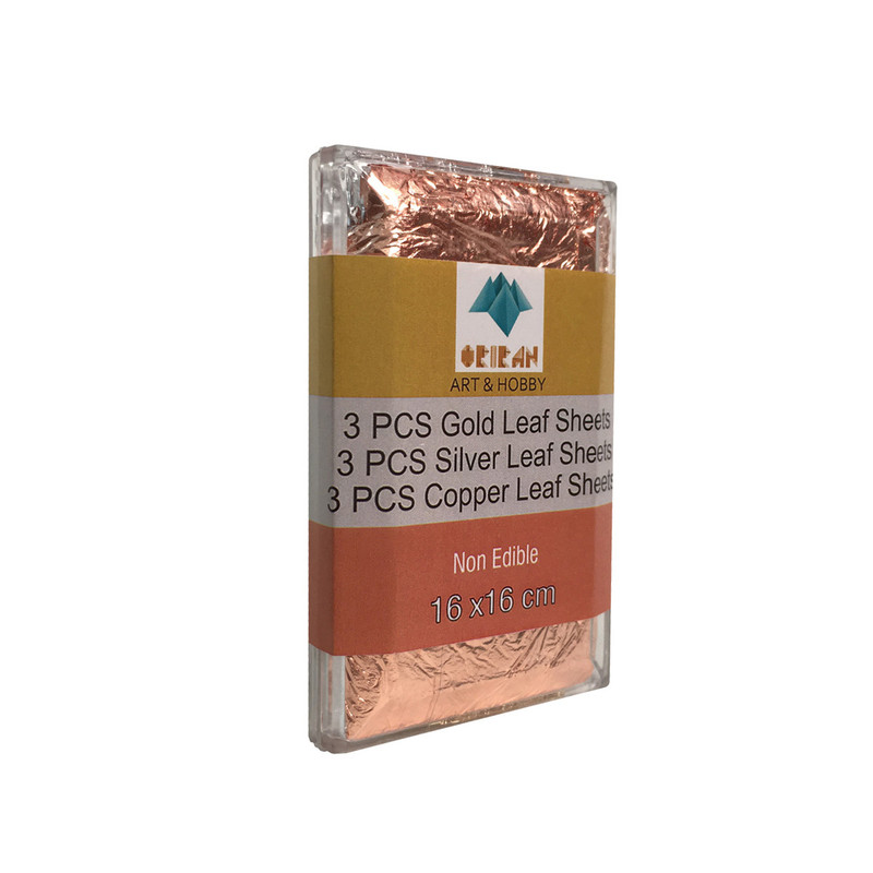ورق طلا و نقره و مس اوریران کد GSC09 بسته 9 عددی ورق طلا و نقره و مس اوریران کد GSC09 بسته 9 عددی