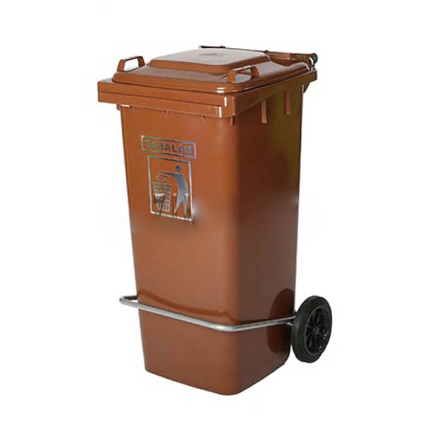 سطل زباله سبلان مدل پدالی 120 لیتری کد 1200