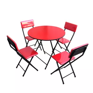 میز و صندلی ناهارخوری 4 نفره میزیمو مدل تاشو کد 5407