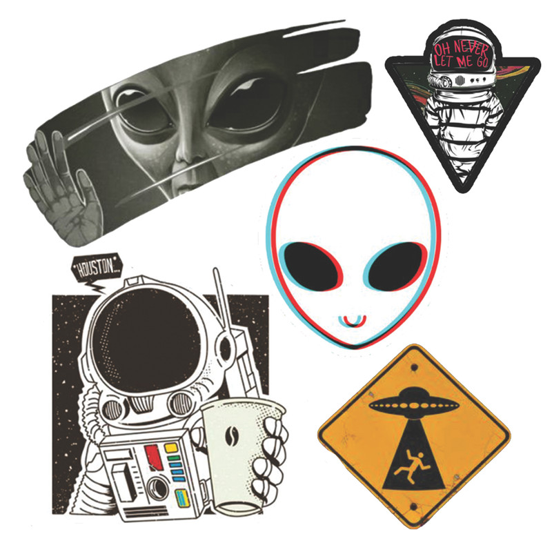 استیکر تزئینی موبایل و تبلت مدل فضایی کد 2104 مجموعه 5 عددی