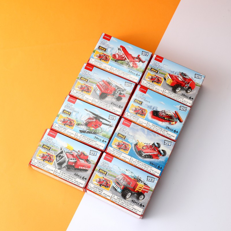 ساختنی مینیسو مدل Fire Truck طرح TRUCK 2