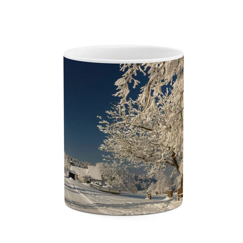 ماگ کاکتی مدل منظره برفی کد mgh14947