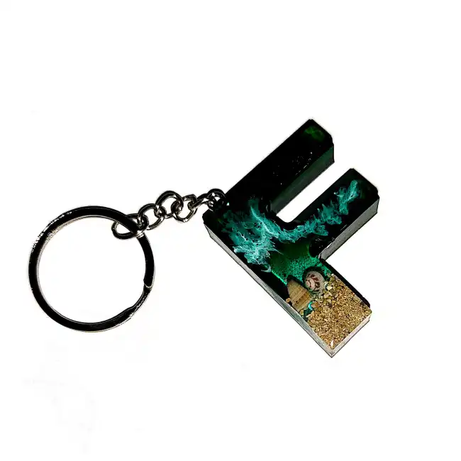 جاکلیدی رزینی طرح دریا مدل حرف F