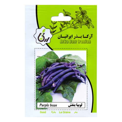 بذر لوبیا بنفش آرکا بذر ایرانیان کد ARK-141