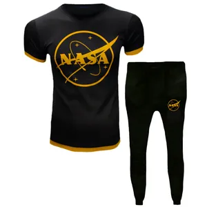 ست تی شرت آستین کوتاه و شلوار ورزشی مردانه مدل VNAS