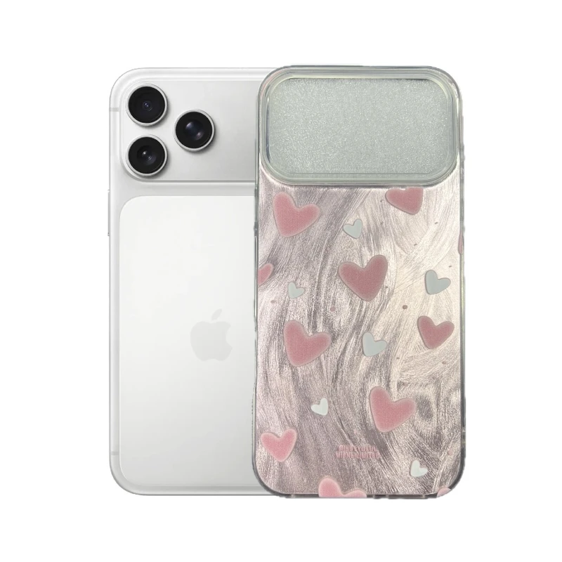 کاور طرح قلب مناسب برای گوشی موبایل اپل iPhone 17 Pro Max