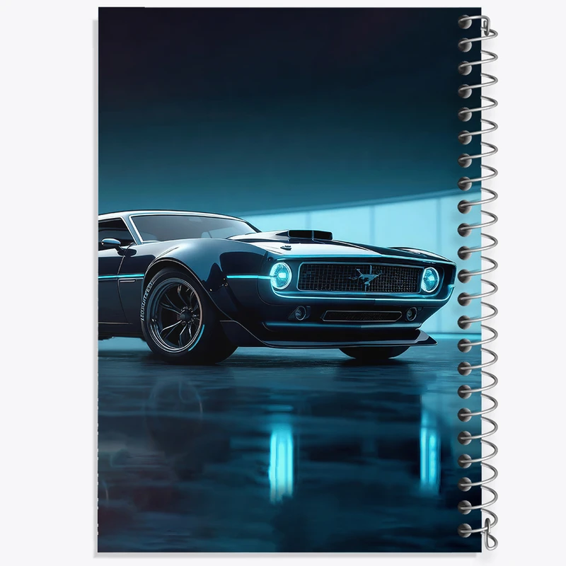 دفتر ژورنال نویسی 50 برگ خندالو مدل نقطه ای طرح ماشین اسپرت کد F5208