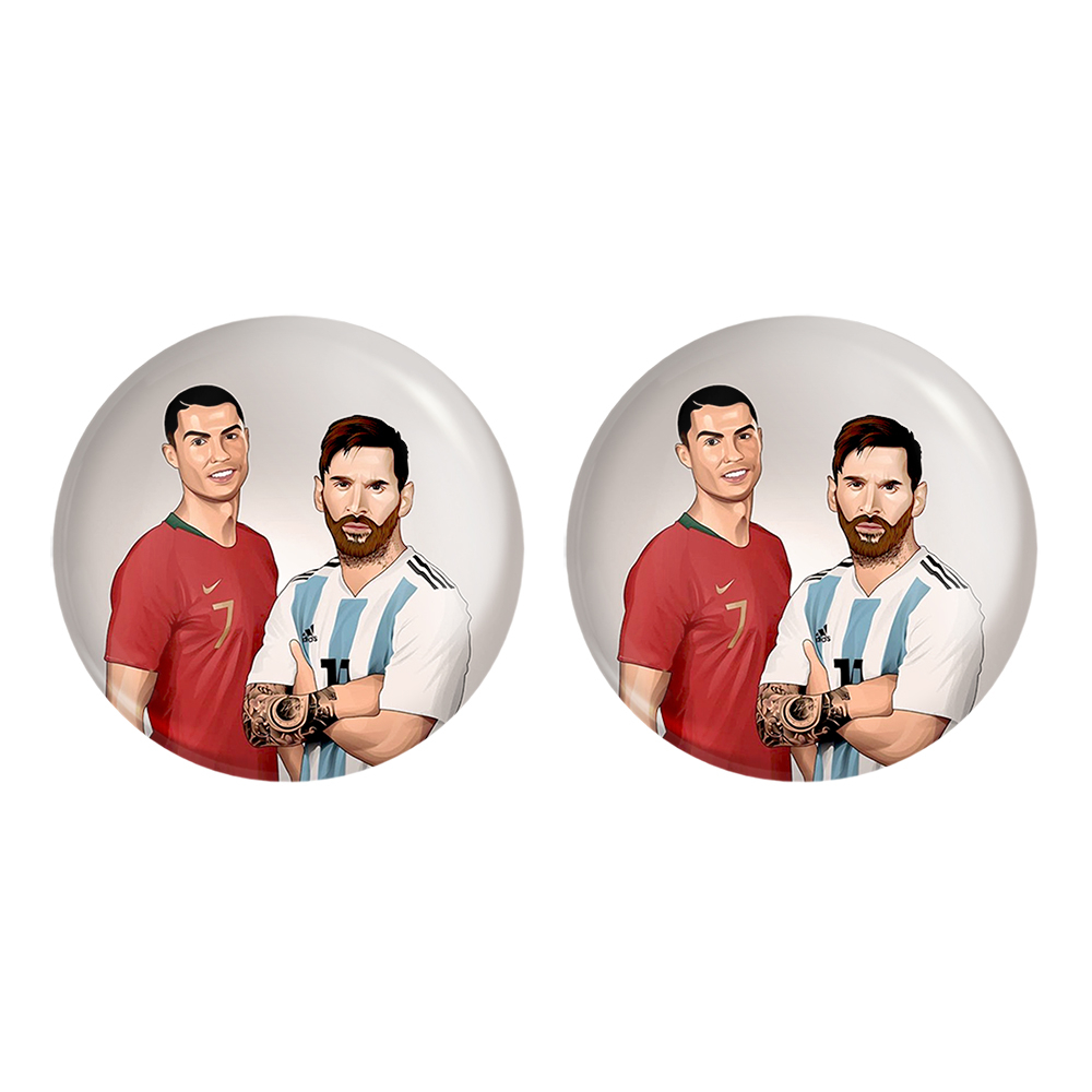 پیکسل خندالو مدل کریستیانو رونالدو و لیونل مسی کد 14003 به همراه مگنت