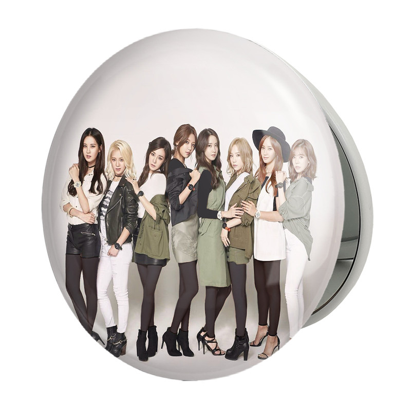 آینه جیبی خندالو طرح گروه گرلز جنریشن Girls Generation مدل تاشو کد 12989 