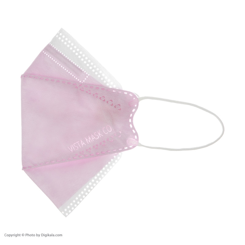 ماسک تنفسی ویستا ماسک مدل 3D کد 07 بسته 25 عددی