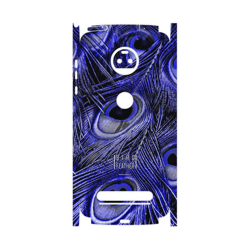 برچسب پوششی ماهوت مدل Purple Feather-FullSkin مناسب برای گوشی موبایل موتورولا Moto Z2 Force