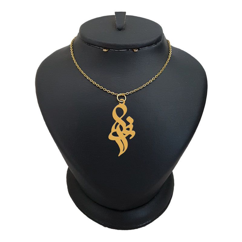 گردنبند طلا 18 عیار زنانه لیردا مدل اسم نورا کد akm s272 -  - 1