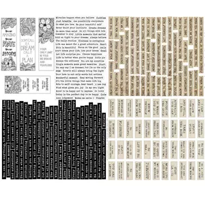 برچسب مدل بولت ژورنال اسکرپ بوک طرح متن مجموعه 53 عددی
