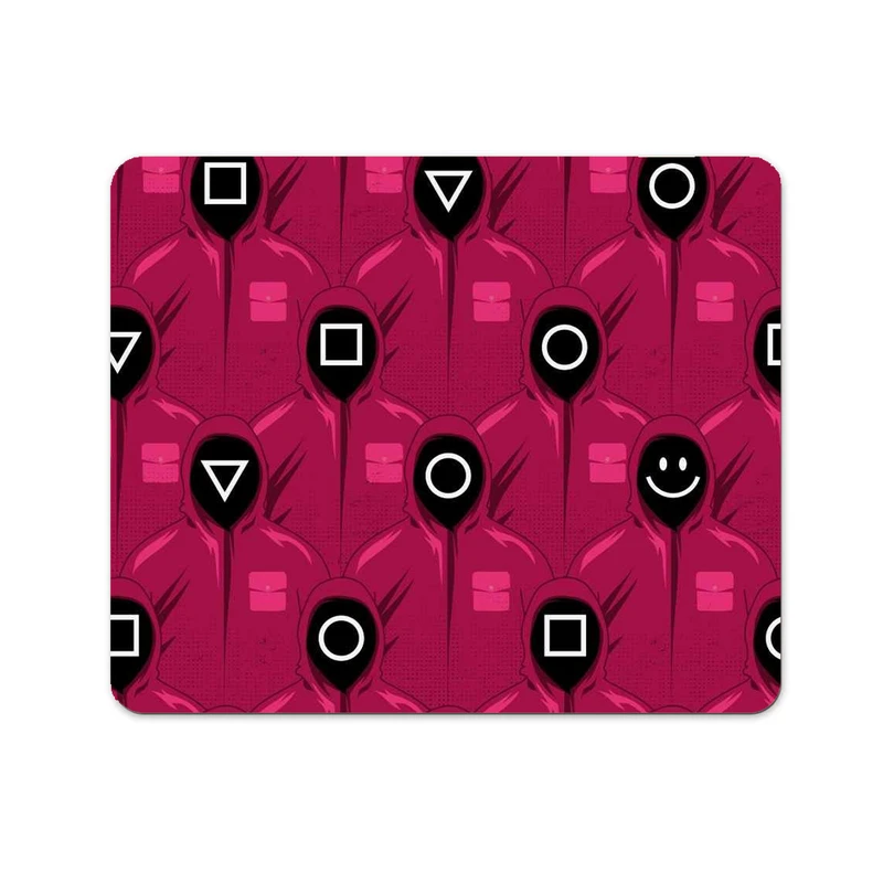 ماوس پد پاد آفرین طرح اسکویید گیم کد 65 سایز 19*24 سانتی متر