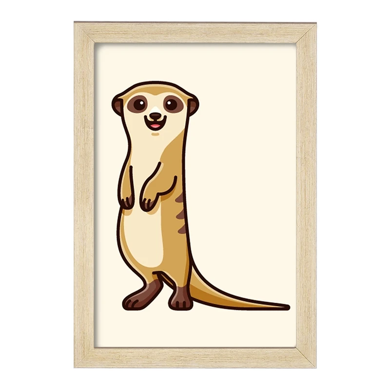 تابلو خندالو مدل حیوانات بامزه موش خرما کد 28187