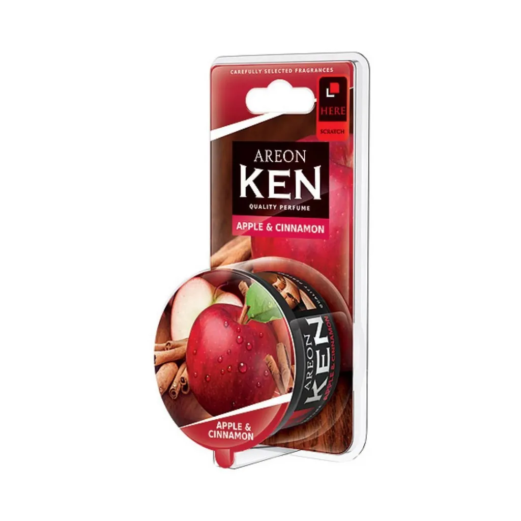 خوشبو کننده خودرو آرئون مدل Ken Apple & Cinnamon