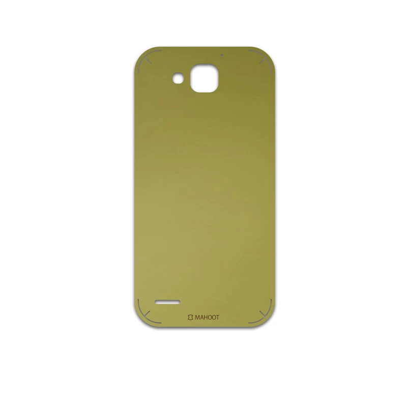 برچسب پوششی ماهوت مدل Matte-Gold مناسب برای گوشی موبایل آنر 3X G750