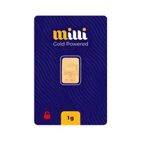 شمش طلا 18 عیار میلی گالری مدل MT1787 - 1G