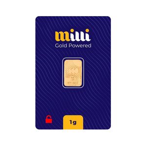 شمش طلا 18 عیار میلی گالری مدل MT1787 - 1G
