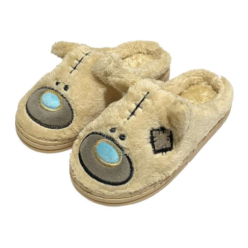 دمپایی حوله ای بچگانه مدل Teddy کد RS-BR-166