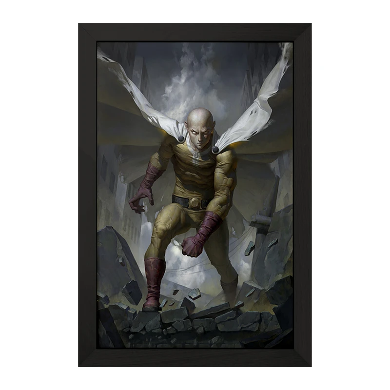 تابلو خندالو مدل انیمه مرد تک مشتی کد F252