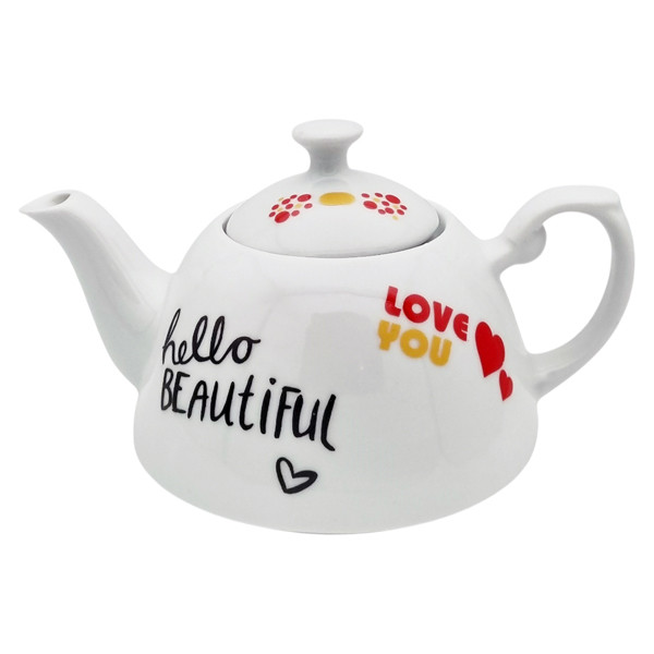 قوری مدل میخک کد 11194xLoveyouBeutiful گنجایش 900 میلی لیتر