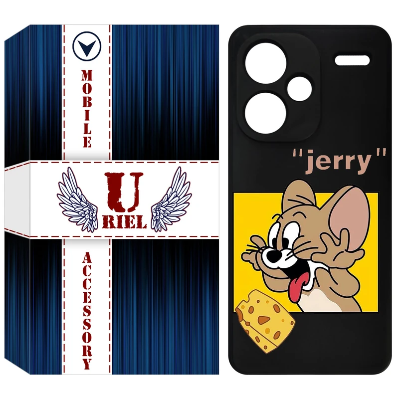 کاور یوریل قاب مدل KSH کد 11 طرح جری مناسب برای گوشی موبایل شیائومی Redmi Note 13 Pro Plus