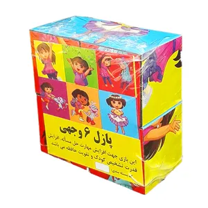 بازی آموزشی مدل پازل 6 وجهی طرح dora کد 66